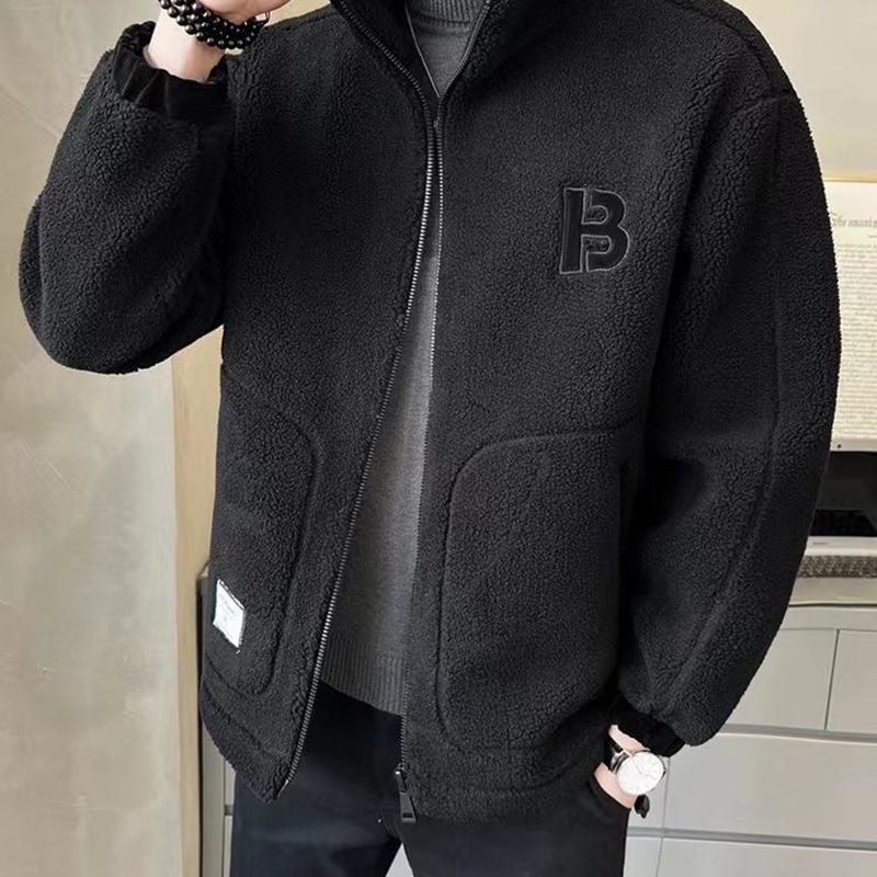 Men's Thickened Coat Winter Trendy Overcoat Loose Fitting Hooded Warm Weather Jacket