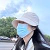 Sombrero de Sol de Ala Ancha Anti-UV 50+ UPF Sombreros Tipo Cubo para Mujer Sombrero Ajustable con Protección Solar Gorra de Safari