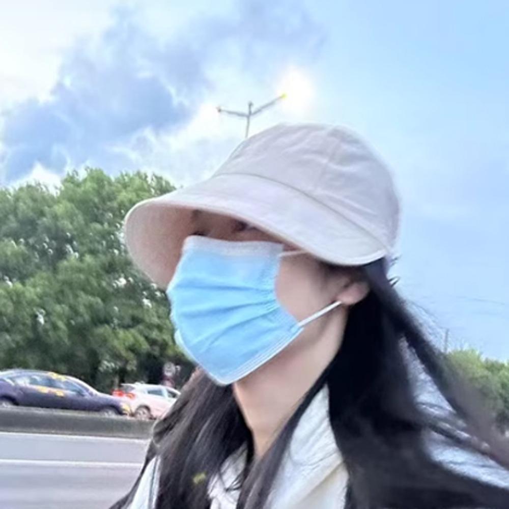 Sombrero de Sol de Ala Ancha Anti-UV 50+ UPF Sombreros Tipo Cubo para Mujer Sombrero Ajustable con Protección Solar Gorra de Safari