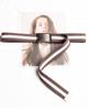 3.2cm Smooth Buckle Striped Canvas Belt - Trendy Korean Style Jeans Accessory for Women
