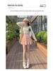 Sweet Summer Puff Pleated High-Waist Skirt: Petite & Anti-Exposure