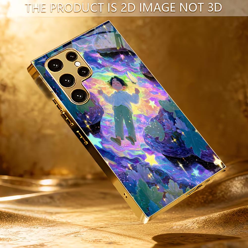 Schutzhülle Dreamland High-End Galvanisiertes Glas Handyhülle für Samsung Galaxy S26 S25 S24 S23 S22 S21 FE, Ultra, Plus