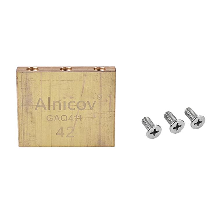 Tremolo Bridge Blok Elektrická Kytara Pevný Mosazný Blok 32mm/34mm/37mm/42mm