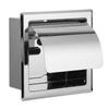 Stainless Steel Toilet Paper Holder Silver Toilet Tissue Rack Paper Towel Rack Bathroom Wall