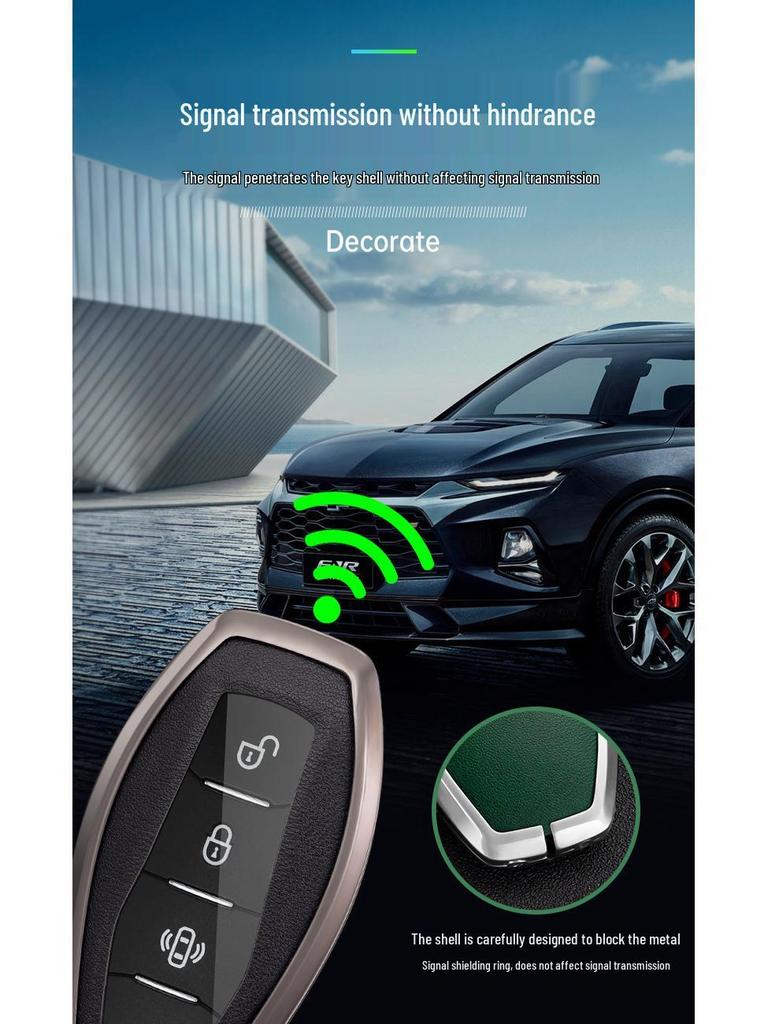2023 Hongqi H5/H6/HS5 Men's Key Case for HS3 & HQ9 with EQM5 High-End Shell