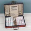 Antikes Mahjong-Set: Reisegröße bis Groß mit Lederbox und Geschenkhinweisen