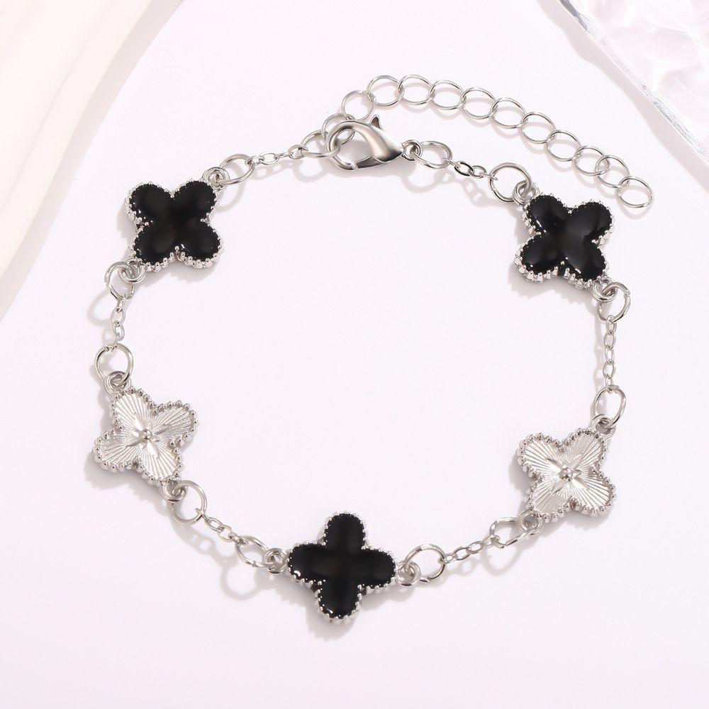 Fashion Light Luxury Four Leaf Clover Bracelet Delicate Versatile Jewelry For Women