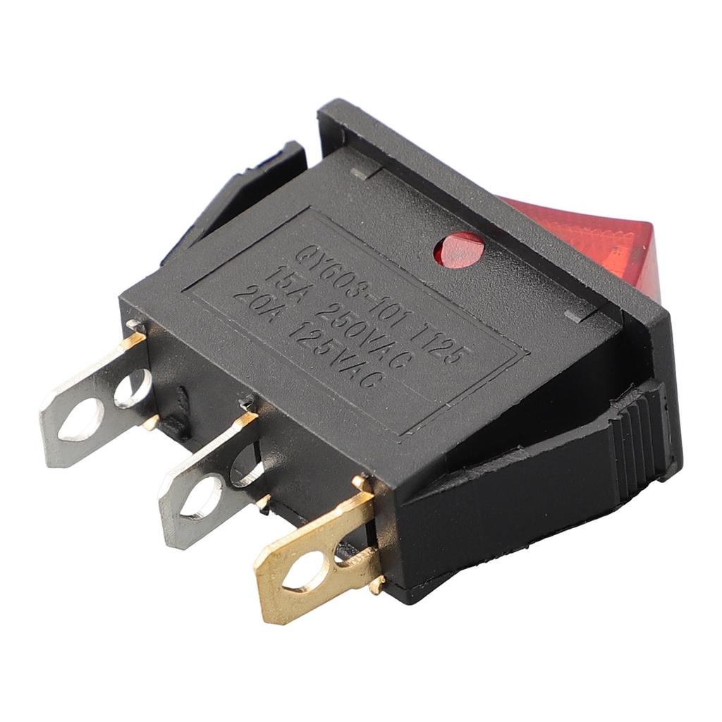 Einpoliger Wippschalter mit Schaufelanschluss 16A 250V AC 20A 125V