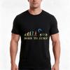 Born To Jump Trampolin Vintage Evolution Tshirt Summer Casual Cotton Tee Oversized Streetwear Tops Vintage Graphic Print