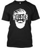 Bearded Welder Machinist Career TTshirt Made In the USA Size S To 5XL