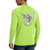 Men's UPF50+ Sun Protection Shirt Long Sleeve Lightweight Stretch Outdoor Fishing Sports Top Quick Dry Breathable Fabric
