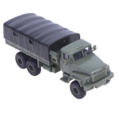 1 Stück 1:Kraz-260-Traktor-Militärfahrzeug-LKW-Spielzeugblock-Automodellbausatz im Maßstab 72