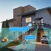 Outdoor Solar Dual-Light Surveillance Camera – 3-Lens 3-View Recorder, HD Night Vision with Lighting