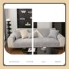 Solid Color Minimalist Sofa Cushion Chenille Cushions Backrest Cover Sofas Towel Cloth Dust Anti Slip Protective Seat Mat