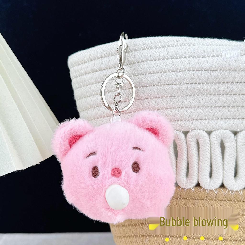 Heart Plush Doll Pendant - Cute Cartoon Gift for Best Friends & Students