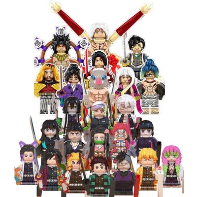 Japan Anime Demon Slayer Akaza Rui Iguro Obanai Tanjirou Kamado Nezuko Agatsuma Zenitsu Mini Cartoon Actionfiguren Spielzeug Kinder