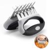 Stainless Steel Bear Claw Meat Slicer Cooked Meat Divider Outdoor BBQ Tool Meat Fork Hand Tear Chicken Slicer 2pcs