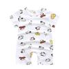 2026 Summer Cotton Baby Rompers - Short Sleeve Bodysuits for Casual Crawling