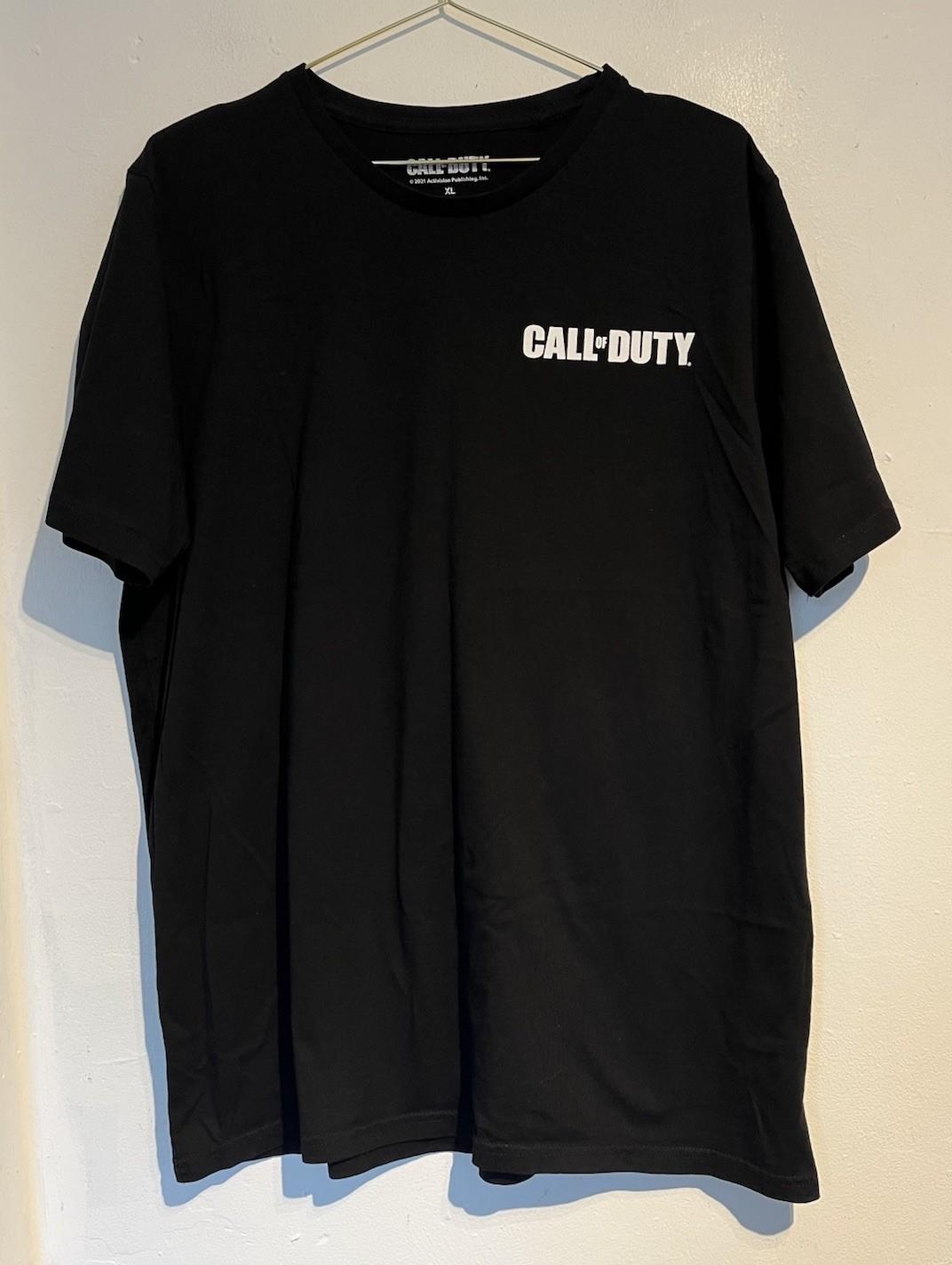 Call Of Duty Black Shirt Authentic Size XL Y2K Gamer Gaming Xbox PlayStation Unisex T-Shirt M