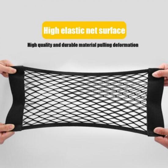 Universal Car Trunk Net Mesh Storage Bag Phone Holder Pocket Organizer Cage Auto