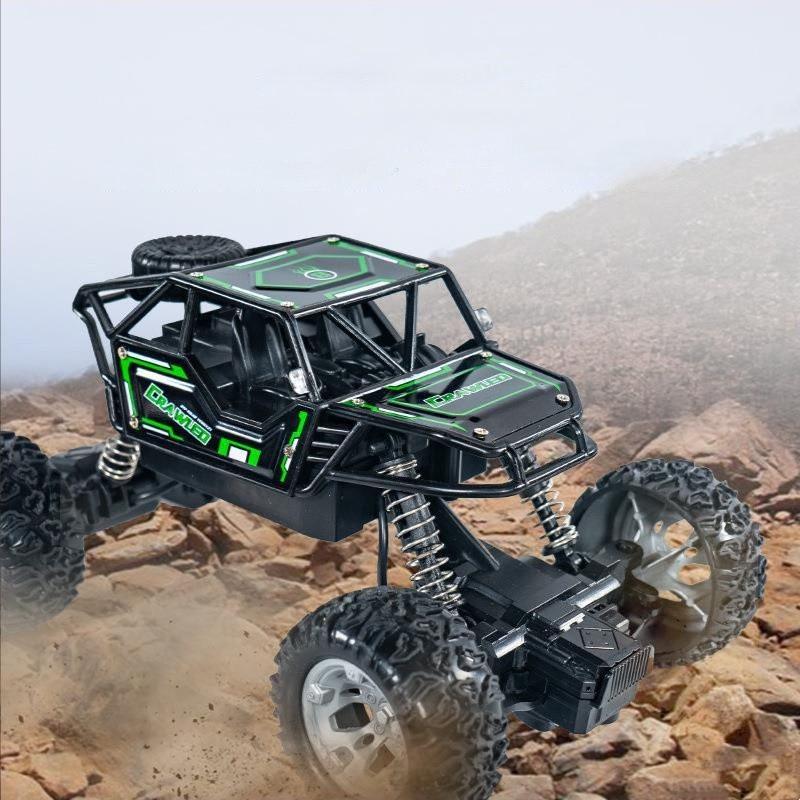 

Багги с дистанционным управлением, четырехсторонний, высокоскоростной 1 : Игрушка на день рождения для мальчика, поднимающегося на 20 дорог зелёный