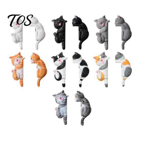 Adhesive Switch Plate Cover 3D Cat Light Sticker, Decorative Resin Wall Cover, Cute Animal Surround Stickers, Peel And Stick decorations for