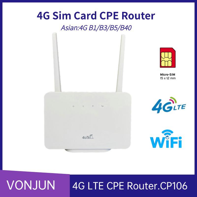 CP106 4G CPE Router: Wireless Card Slot, Mobile Network Router, WiFi Sharing.
