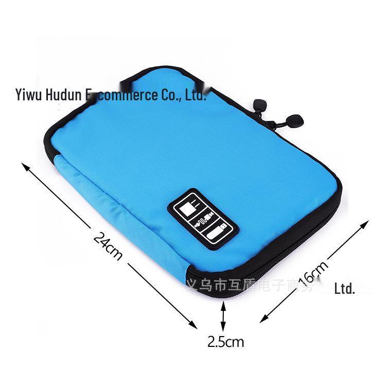 Travel Digital Accessories Organizer: Earphone & Charger Storage Bag