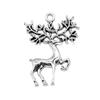 Deer Antler Charms Christmas Day Pendants For Nature Inspired Jewelry