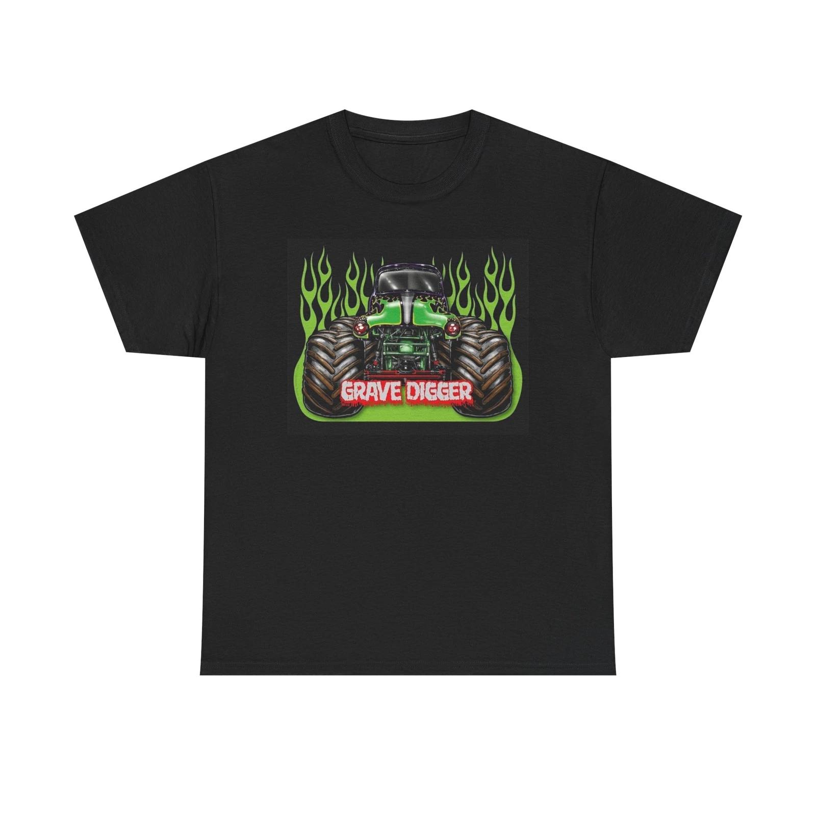 Men s and Women s T-shirts Grave Digger Graphic XXL