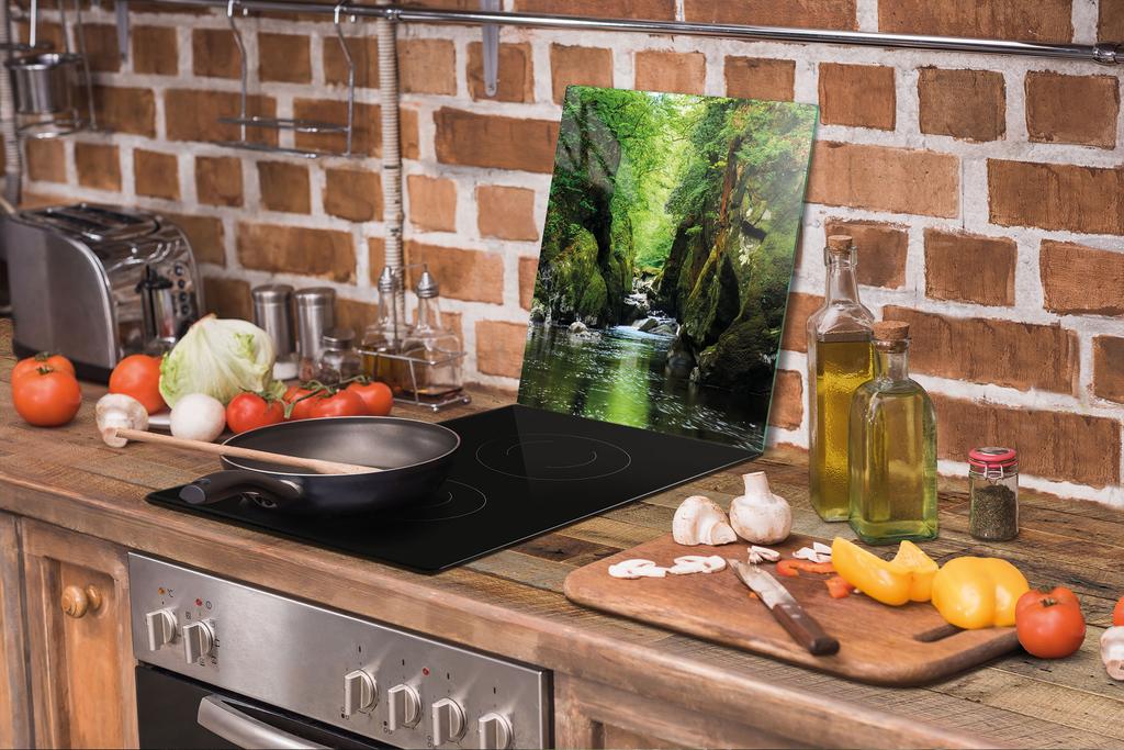 GLASSCHNEIDEBRETT 45x52 WALD