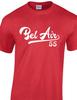 Bel Air 55 Tail Script T-Shirt 1955 American Lowrider Car Tee All Colors