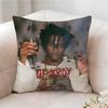 PPlayboi CCarti Pop Singer Pillow Case Pillowcase Doublesided Printed Sofa Cushion Bedroom Headboard Pillow