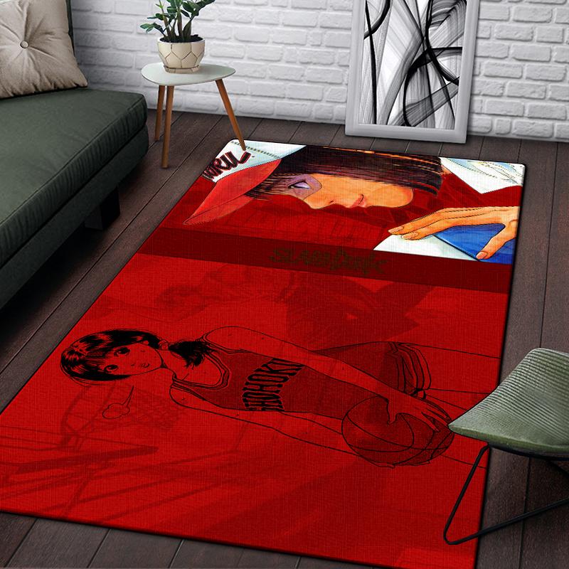 SLAM DUNK benutzerdefinierter Teppich Wohnzimmer Küchenmatte Fußmatte Yogamatte Heimdekoration Waschraum Bodenmatte Teppiche für Wohnzimmer