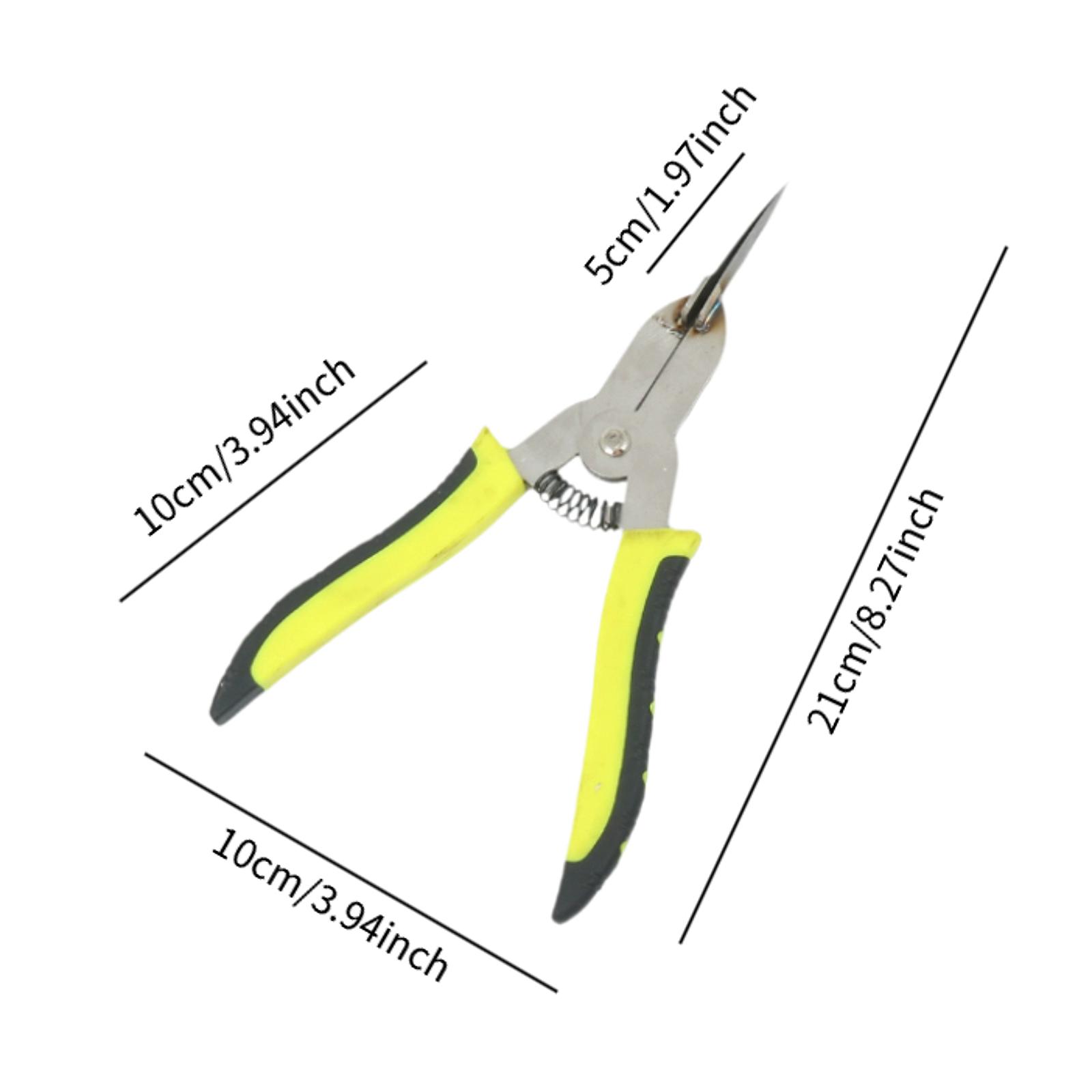 

Зажим для открывания дуриана из нержавеющей стали, многофункциональные плоскогубцы, прочный инструмент для разделывания кожуры дуриана для ресторана, дома, инструмент для фруктов жёлтый