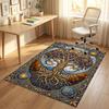 Tree Life Fantasy Theme Soft Crystal Velvet Rug Custom Name & Text Print Non Slip Floor Rug for Bedroom Living Room