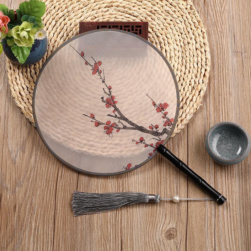 Translucent Ancient Style Fan with Bamboo Handle and Chinese Style Fan