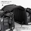 ROCKBROS Side Bag Bike Touring Bag Waterproof 62L Pair Easy Installation Motorcycle Saddle Bag Abrasion Resistant Gray 48x33x24cm