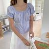 New Arrivals Open Run Women CoTTon Lace Puff Sleeve T shirT