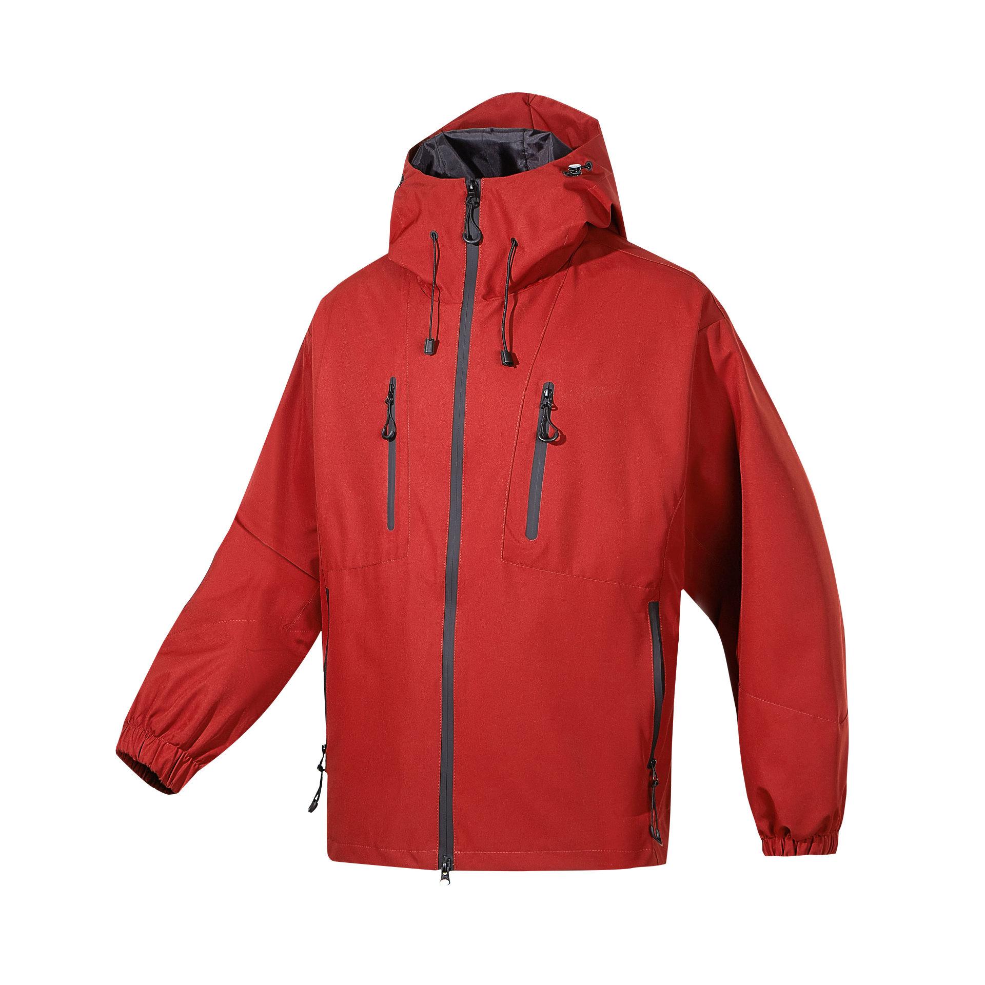 

Куртка American Outdoor Professional для альпинизма, водонепроницаемая, ветрозащитная, яркая, цветная, для альпинизма, мужская и женская, с капюшоном M красный