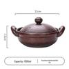 WuTuo Japanese Ceramic Stew Pot with Handles