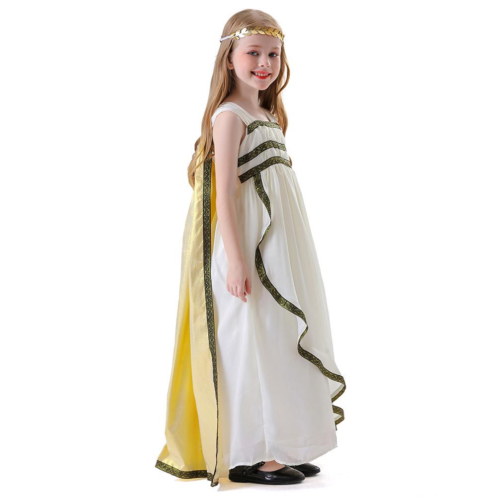 Ancient Greek Muse Cleopatra cosplay children adult parent-child masquerade costume
