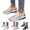 Ladies Fashion Rhinestone Leather Cloth Patched Thick Sole Wedges Heel Casual Sports Shoes Bohemian Sandals for Women Size 9