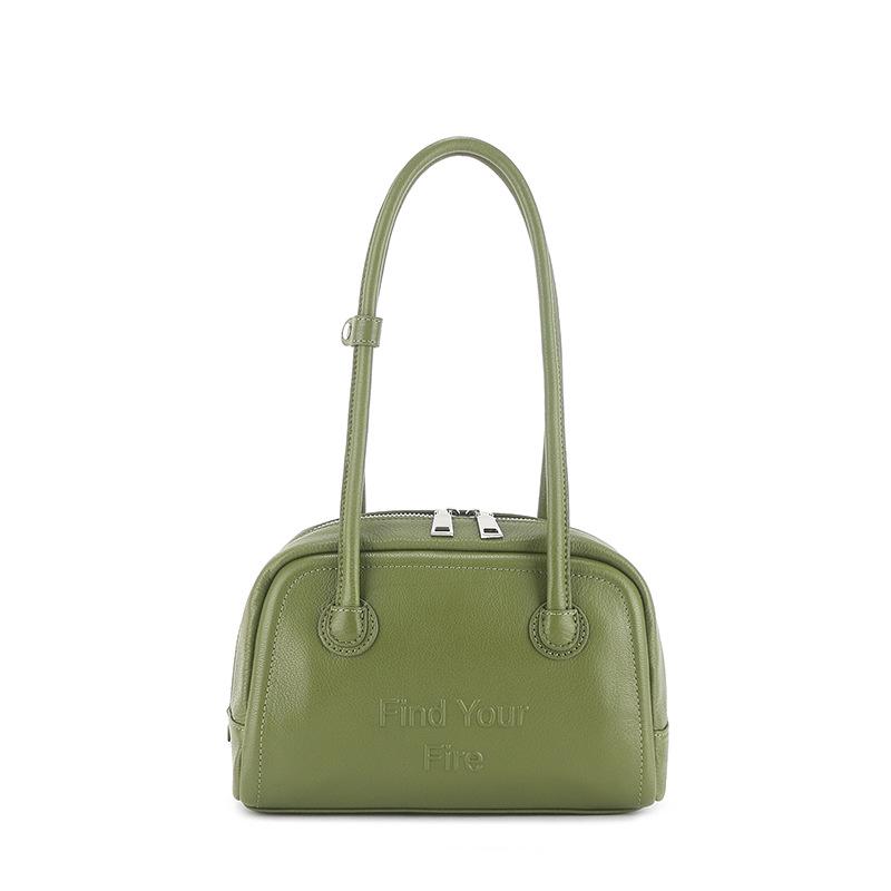 

Женская сумка через плечо Boston Pillow из натуральной кожи в корейском стиле