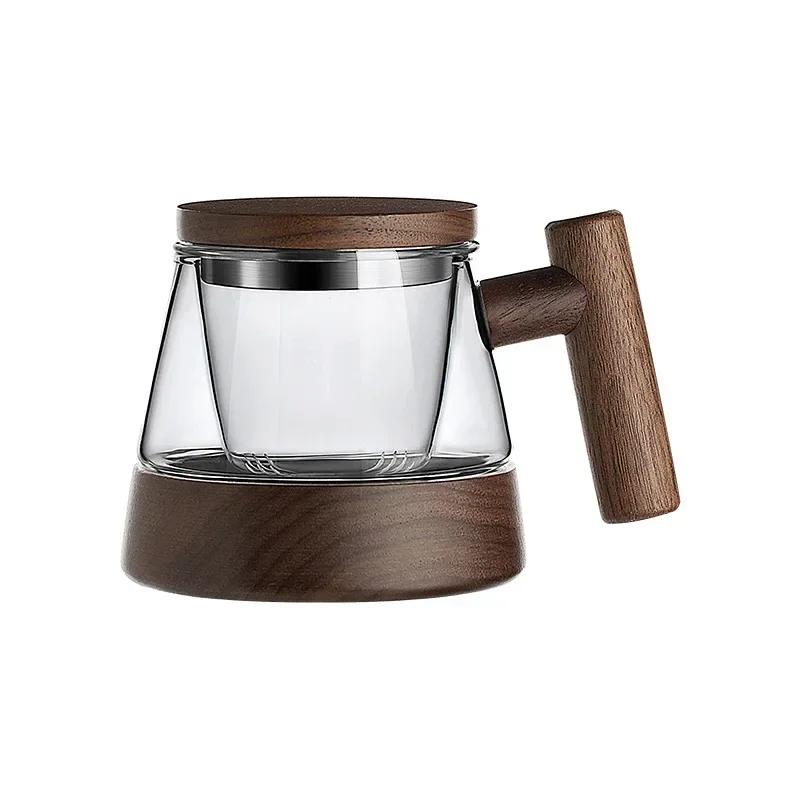High-value Glass Teacups Are Separated from Water and Tea, and Japanese Office Simple Creative Magnetic Cups.