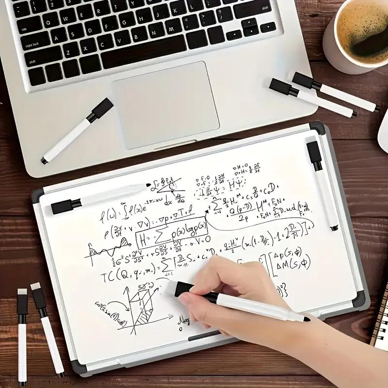 A Set of 50 Dry Erase Markers with Rubber Caps, Fine Pointed Whiteboard Markers, Lightweight Plastic Material, Suitable for Use