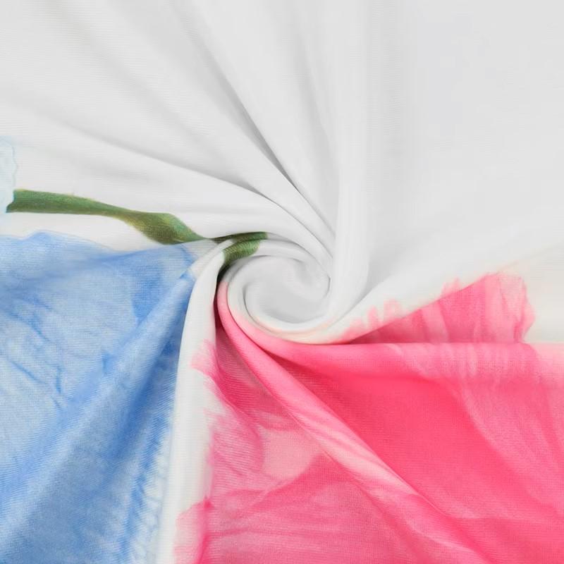 Sexy Mini Dress Women Summer Streetwear Print Sleeveless Spaghetti Strap Backless Casual Slim Elegant Pullover