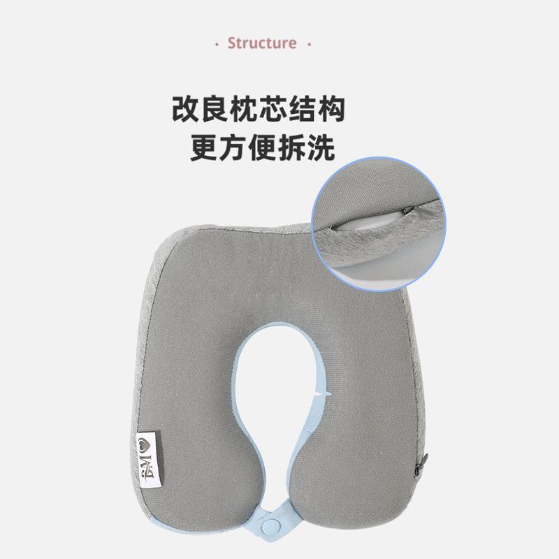 Student classroom lunch break folding nap pillow multi-functional removable neck pillow