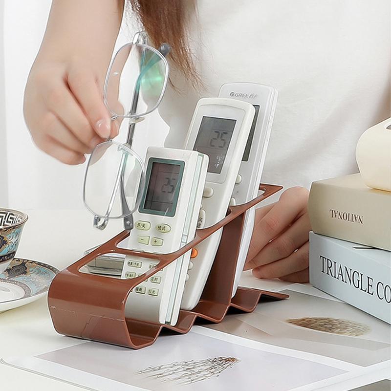 Multi-Functional Desktop Organizer TV/AC Remote Control Phone Stand Holder Office & Home Desk Space-Saving Organizer