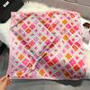Fashion Square Fashion Foreign Style Small Silk Scarf Women'S Headband Decorative Scarf Dual-Purpose Small Square Scarf New Scarf